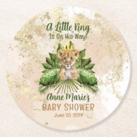 Lion Cub A Little King Is On His Way Baby Shower