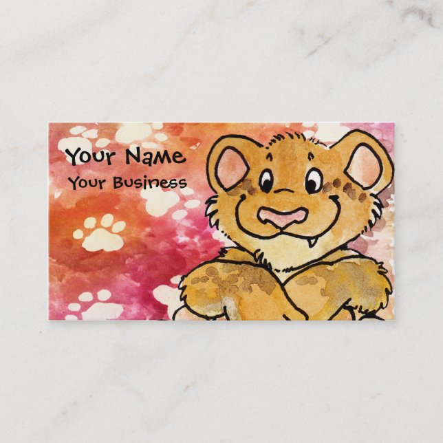 Lion Cub Business Card (Front)