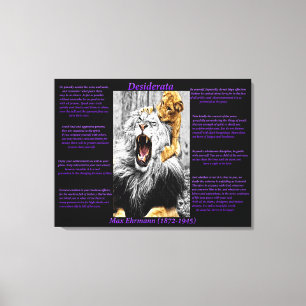 Lion Cub Canvas Print