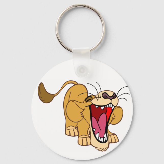 Lion cub cartoon key ring (Front)