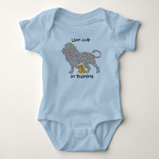 Lion Cub In Training Baby Bodysuit