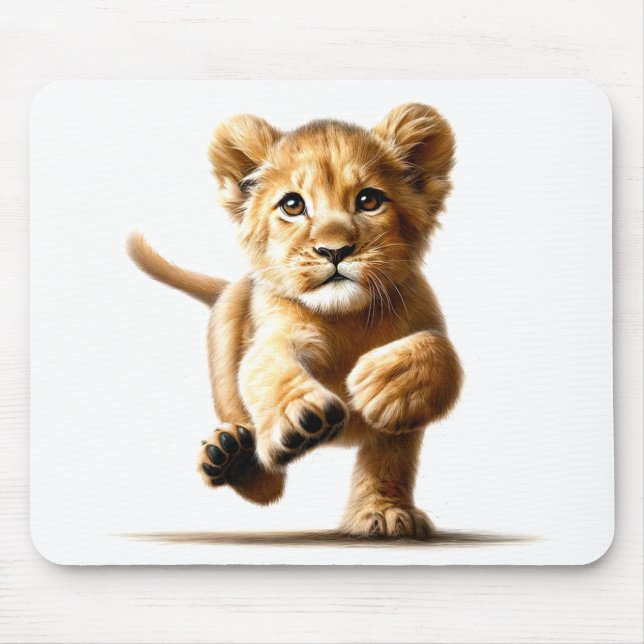 Lion Cub Mouse Pad (Front)