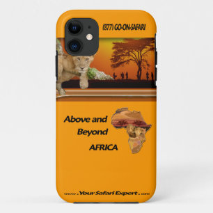 Lion Cub & Tribe under Tree & Africa Collage iPhone 11 Case