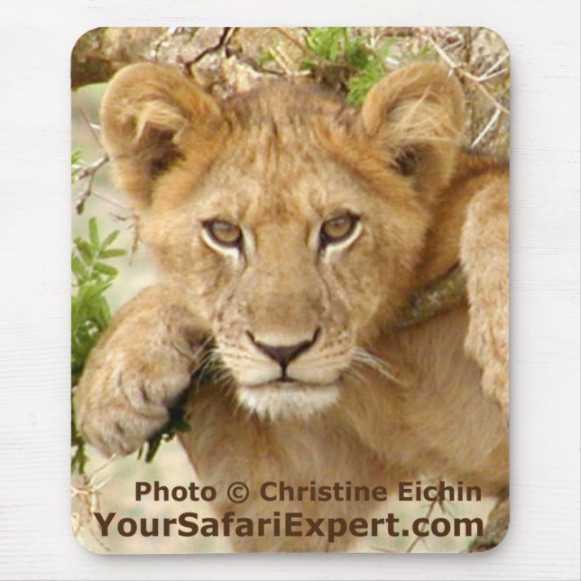 Lion Cub Vertical Mousepad (Front)