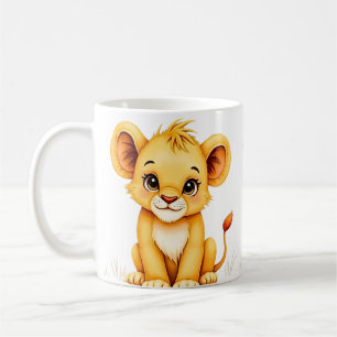 Lion Cub– Wildlife Fantasy Art Coffee Mug