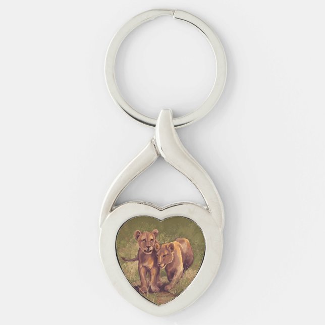 Lion Cubs Key Ring (Front)