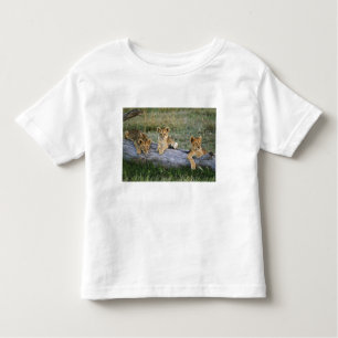 Lion Cubs on Log Toddler T-Shirt