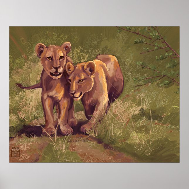 Lion Cubs Poster (Front)