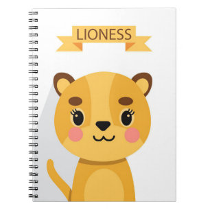 Lion Cute Lioness Notebook