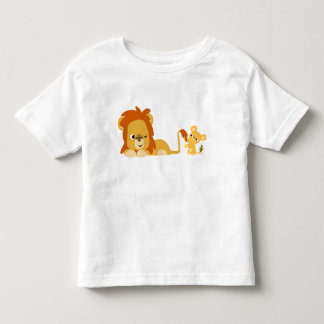 Lion Dad and Cub children T-shirt