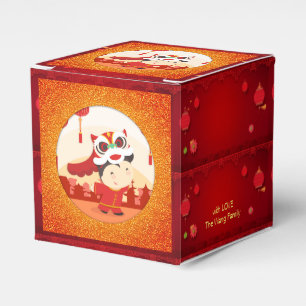 Lion Dance Chinese New Year Kid CFB Favour Box