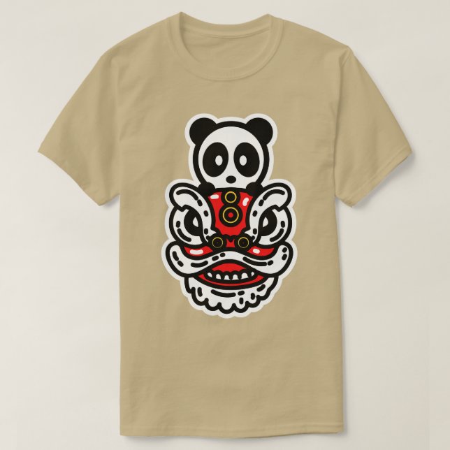 Lion Dance Head T-Shirt (Design Front)