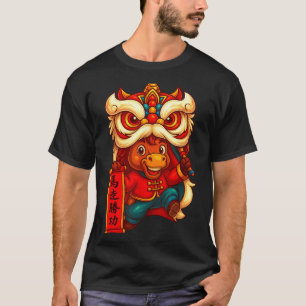 Lion Dance Year Of The Horse Chinese New Year 2026 T-Shirt