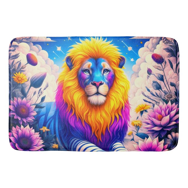 Lion Design Bath Mat (Front)