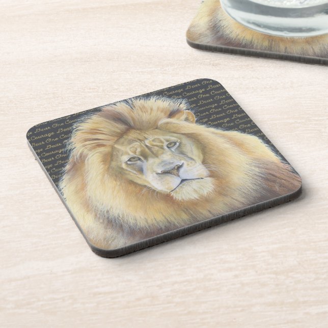 Lion design coaster (Left Side)
