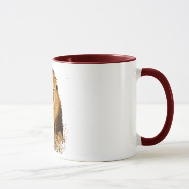 lion design in memory of cecil the lion mug (Right)