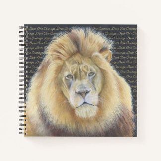 Lion design notebook