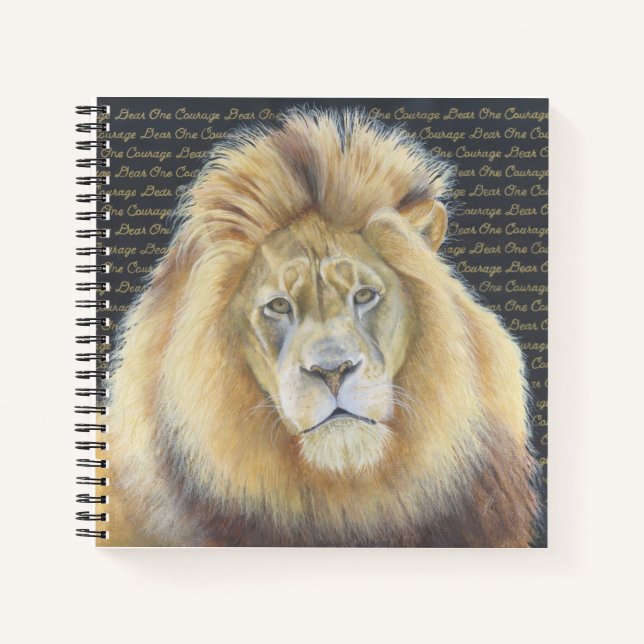 Lion design notebook (Front)
