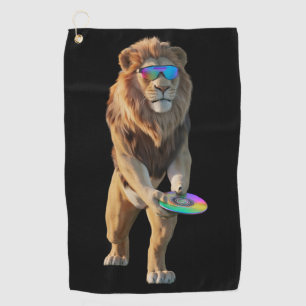 Lion Disc Golfer Towel