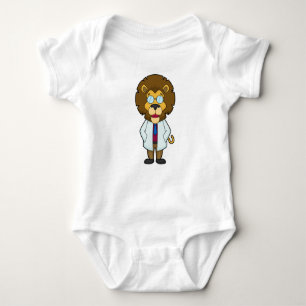 Lion Doctor Doctor's coat Baby Bodysuit