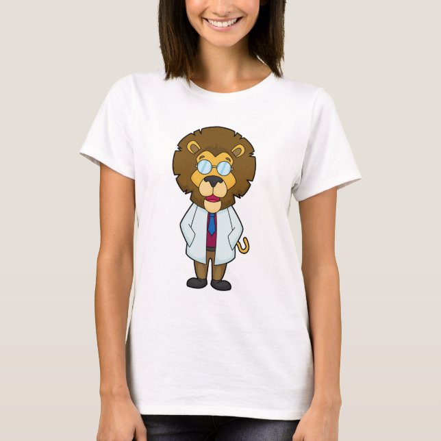 Lion Doctor Doctor's coat T-Shirt (Front)