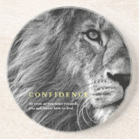 Lion Eye Confidence Quote Inspirational