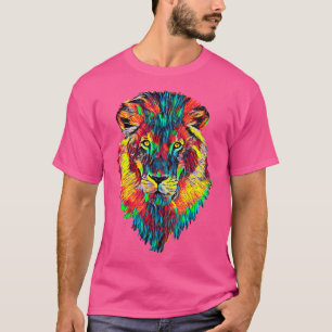Lion Face Head Portrait T-Shirt