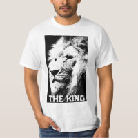 Lion Face King Elegant Modern Mens Template White