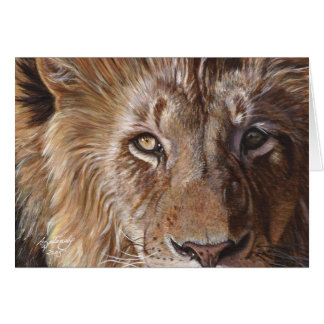 Lion Face Painting Art