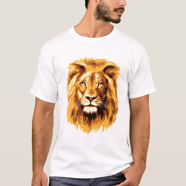 Lion face T-Shirt (Front)
