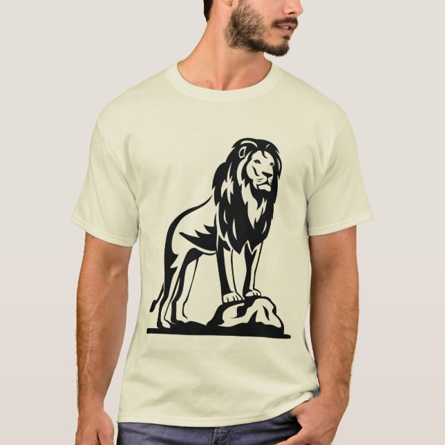 Lion face T-shirts  (Front)