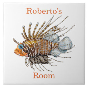 Lion Fish Kids Room Tile