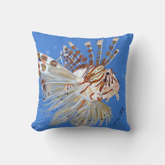 Lion Fish pillow (Front)