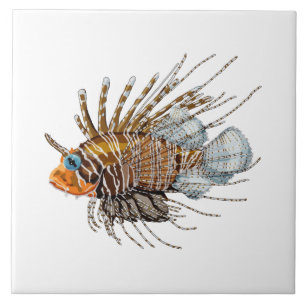 Lion fish tile