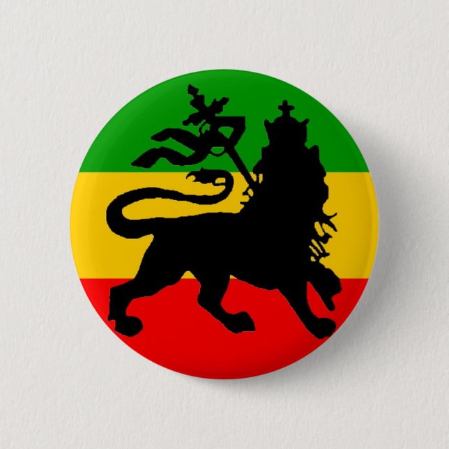 Lion Flag 6 Cm Round Badge (Front)