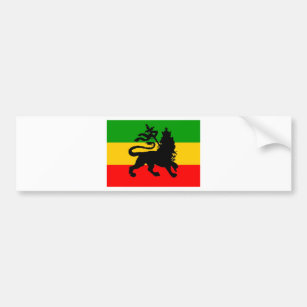 Lion Flag Bumper Sticker