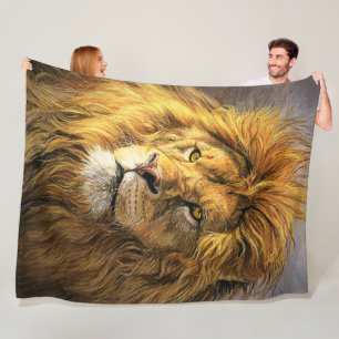 Lion Fleece Blanket