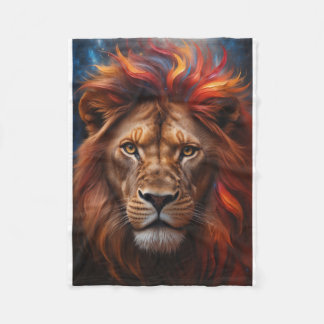 Lion Fleece Blanket