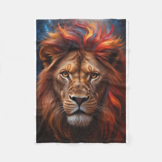 Lion Fleece Blanket (Front)