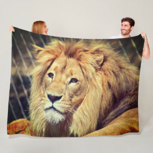 Lion Fleece Blanket