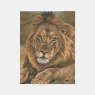 Lion Fleece Blanket