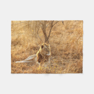 Lion Fleece Blanket