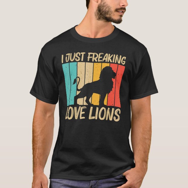 Lion For Men Women Lion Jungle Safari Animal 1 T-Shirt (Front)