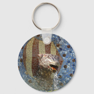 Lion Fountain Key Ring