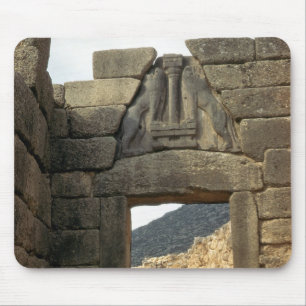 Lion Gate over the entrance Mouse Pad