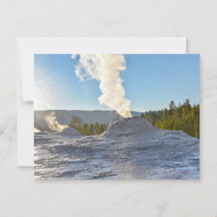 Lion Geyser, Yellowstone National Park, wyoming Postcard