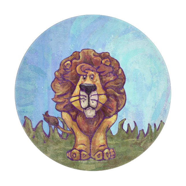 Lion Gifts & Accessories Cutting Board (Front)