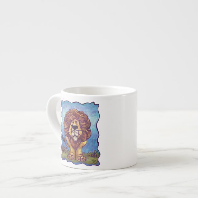 Lion Gifts & Accessories Espresso Cup (Front Left)