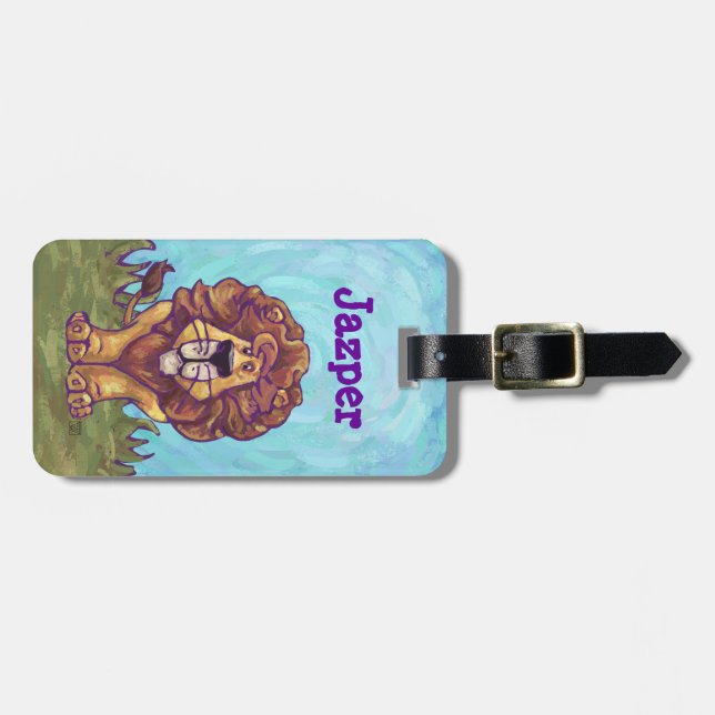 Lion Gifts & Accessories Luggage Tag (Front Horizontal)