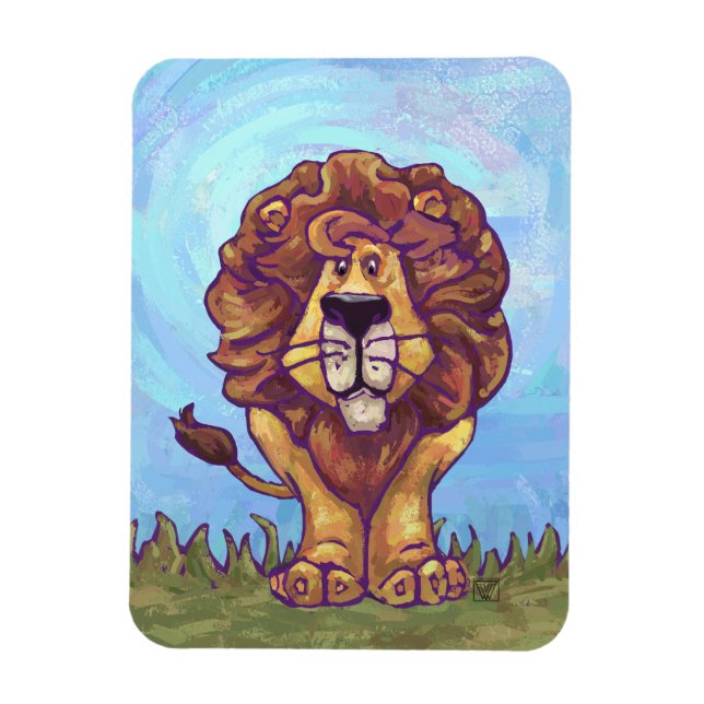 Lion Gifts & Accessories Magnet (Vertical)